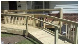 Ramp completed started adding the spindels.