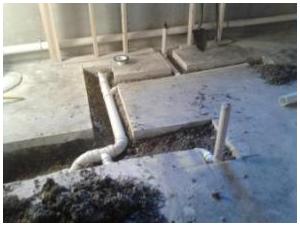 Customer waned to add a bathroom to thier basement.